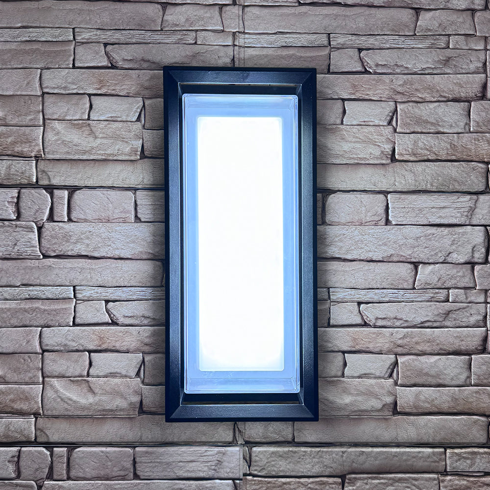 Outdoor Landscape Lighting LED 12V Low Voltage SCA01-14 Integrated LED 22W RGBCW Bluetooth Control 14″x6.2″x4.9″ 12V Low Voltage Aluminum Wall Sconce Lighting IP65 Waterproof