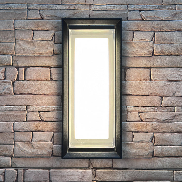 Outdoor Landscape Lighting LED 12V Low Voltage SCA01-14 Integrated LED 22W RGBCW Bluetooth Control 14″x6.2″x4.9″ 12V Low Voltage Aluminum Wall Sconce Lighting IP65 Waterproof