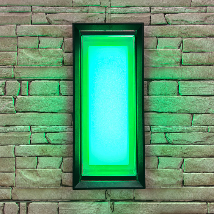Outdoor Landscape Lighting LED 12V Low Voltage SCA01-14 Integrated LED 22W RGBCW Bluetooth Control 14″x6.2″x4.9″ 12V Low Voltage Aluminum Wall Sconce Lighting IP65 Waterproof