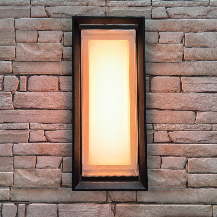 Outdoor Landscape Lighting LED 12V Low Voltage SCA01-14 Integrated LED 22W RGBCW Bluetooth Control 14″x6.2″x4.9″ 12V Low Voltage Aluminum Wall Sconce Lighting IP65 Waterproof