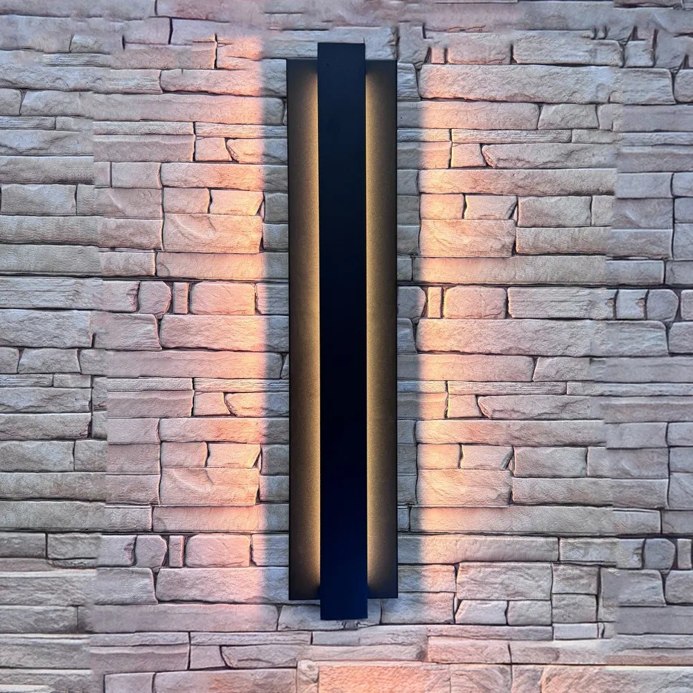 Outdoor Landscape Lighting LED 12V Low Voltage SCA02-24 Integrated LED 24W RGBCW Bluetooth Control 24″x4.9″x3.5″ 12V Low Voltage Aluminum Wall Sconce Lighting IP65 Waterproof