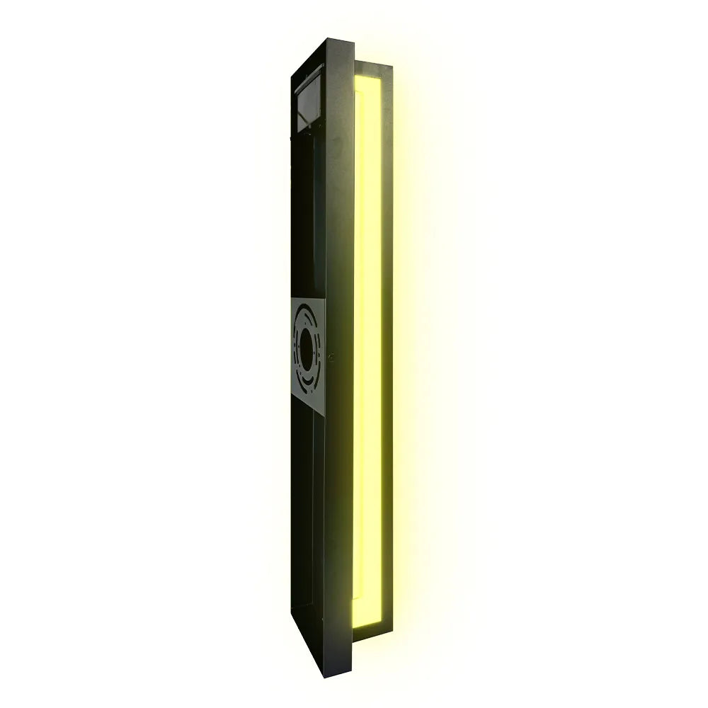 Outdoor Landscape Lighting LED 12V Low Voltage SCA02-24 Integrated LED 24W RGBCW Bluetooth Control 24″x4.9″x3.5″ 12V Low Voltage Aluminum Wall Sconce Lighting IP65 Waterproof