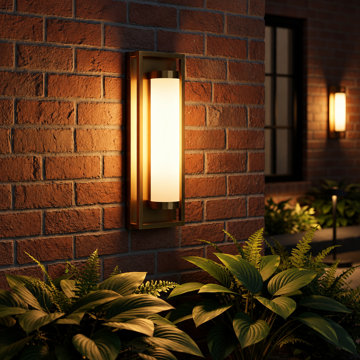 Outdoor Landscape Lighting LED 12V Low Voltage SCH21 15W Modern Dusk-to-Dawn Outdoor 16" x 6" x 3.8" Wall Sconce Light 120V Line Voltage