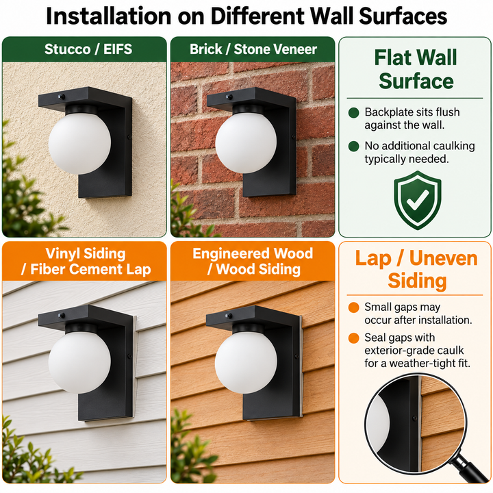 Outdoor Landscape Lighting LED 12V Low Voltage SCH23PC 12W 1100LM 3000K Dusk-to-Dawn Frosted Glass Globe Wall Sconce Light 120V Line Voltage