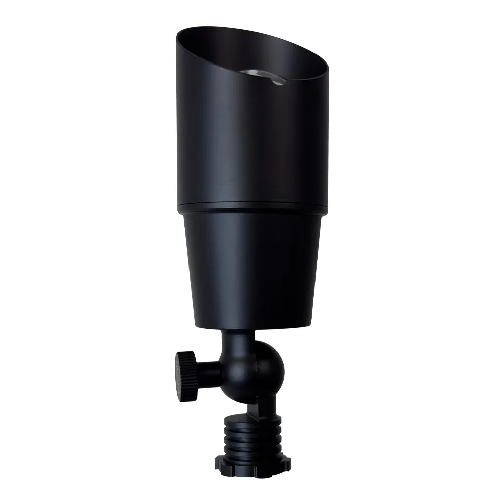 Outdoor Landscape Lighting LED 12V Low Voltage SPB01 Cast Brass Spotlight | Lamp Ready 12V Low Voltage Landscape Light MR16 Socket