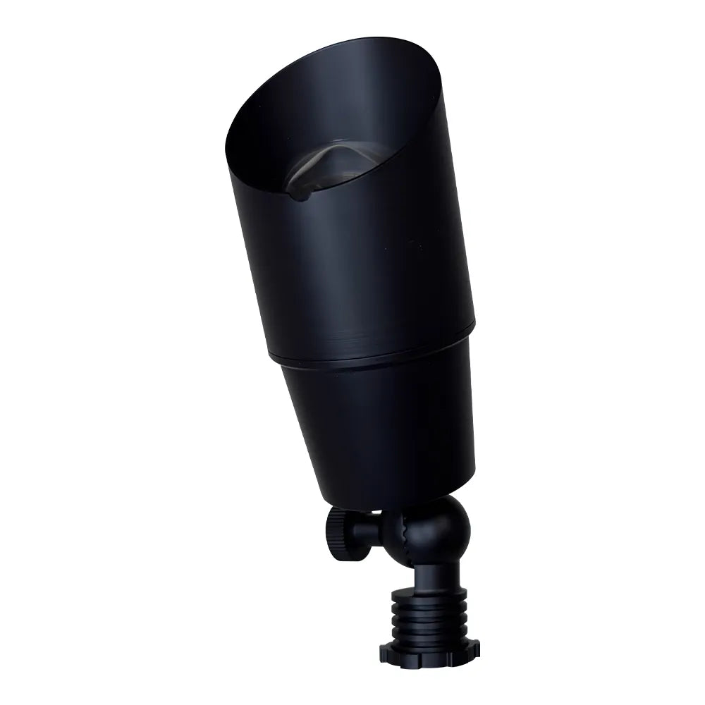Outdoor Landscape Lighting LED 12V Low Voltage SPB01 Cast Brass Spotlight | Lamp Ready 12V Low Voltage Landscape Light MR16 Socket
