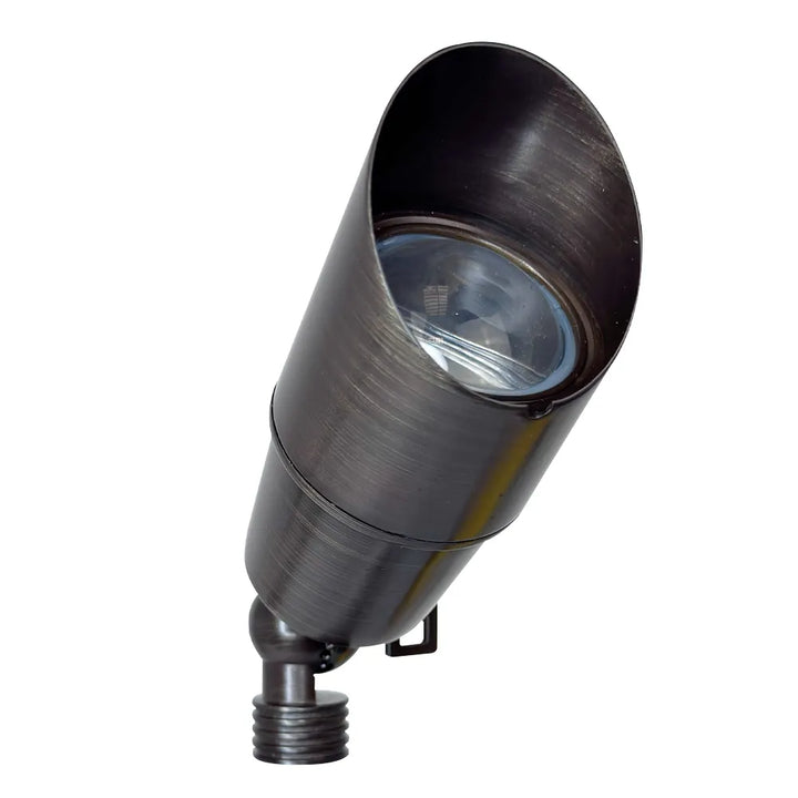 Outdoor Landscape Lighting LED 12V Low Voltage SPB01 Cast Brass Spotlight | Lamp Ready 12V Low Voltage Landscape Light MR16 Socket