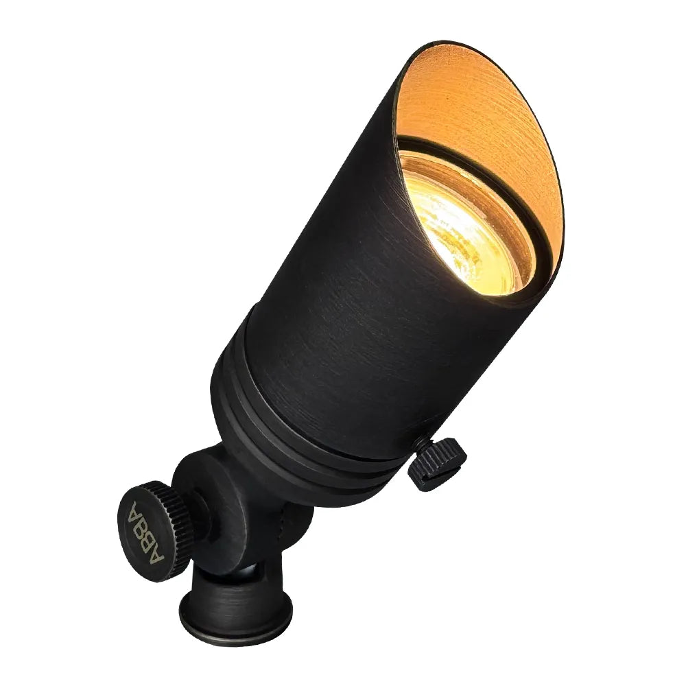 Outdoor Landscape Lighting LED 12V Low Voltage SPB02 12V Low Voltage Small Directional Bullet Brass Spotlight Outdoor Landscape Lighting MR11 Socket