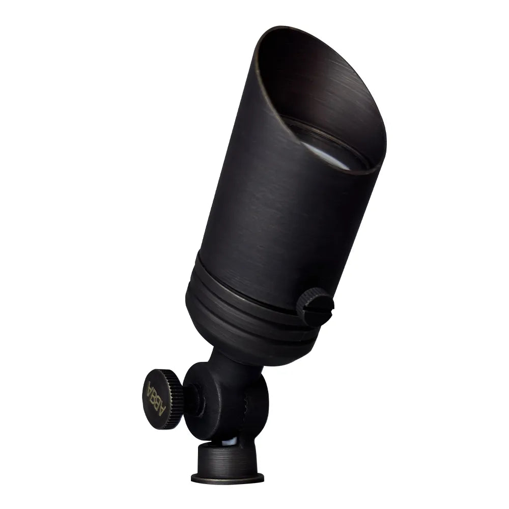 Outdoor Landscape Lighting LED 12V Low Voltage SPB02 12V Low Voltage Small Directional Bullet Brass Spotlight Outdoor Landscape Lighting MR11 Socket Dark Brass