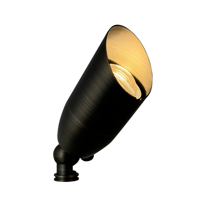 Outdoor Landscape Lighting LED 12V Low Voltage SPB14 4x/8x/12x Package 12V Low Voltage LED Outdoor Landscape Brass Spotlight MR16 5W 3000K Bulb