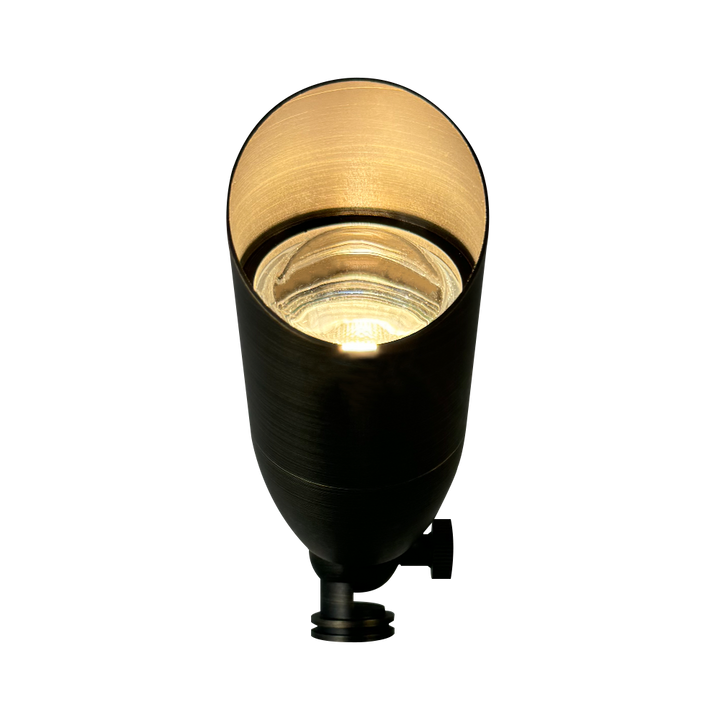 Outdoor Landscape Lighting LED 12V Low Voltage SPB14 4x/8x/12x Package 12V Low Voltage LED Outdoor Landscape Brass Spotlight MR16 5W 3000K Bulb