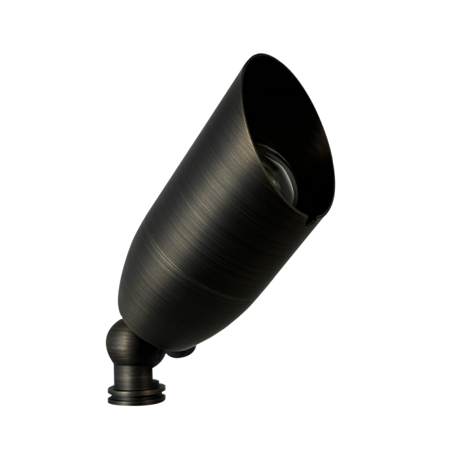 Outdoor Landscape Lighting LED 12V Low Voltage SPB14 4x/8x/12x Package 12V Low Voltage LED Outdoor Landscape Brass Spotlight MR16 5W 3000K Bulb