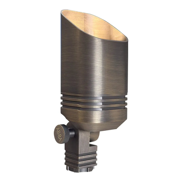 Outdoor Landscape Lighting LED 12V Low Voltage SPB03 4x/8x/12x Package 12V Low Voltage LED Outdoor Landscape Cast Brass Spotlight with MR16 5W 3000K Bulb