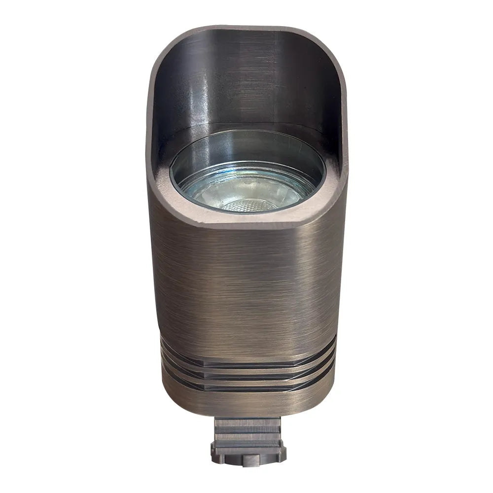 Outdoor Landscape Lighting LED 12V Low Voltage SPB03 Cast Brass Spot Light | Lamp Ready 12V Low Voltage Landscape Light MR16 Socket