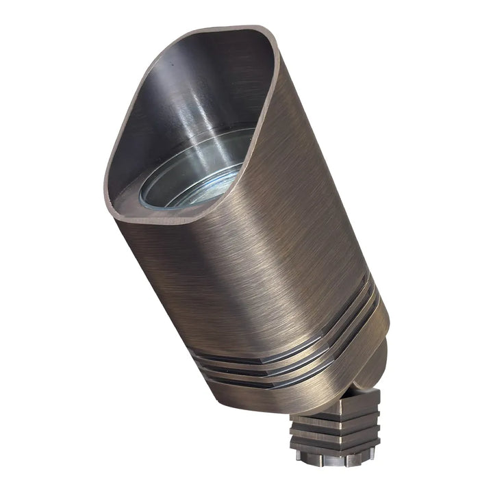 Outdoor Landscape Lighting LED 12V Low Voltage SPB03 Cast Brass Spot Light | Lamp Ready 12V Low Voltage Landscape Light MR16 Socket