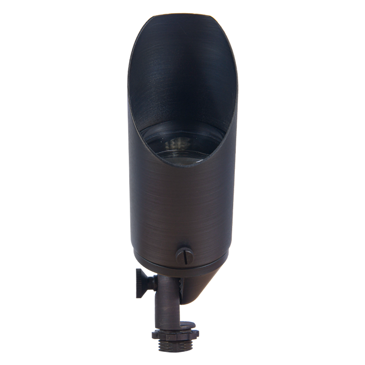 Outdoor Landscape Lighting LED 12V Low Voltage SPB04 Cast Brass Spotlight | Lamp Ready 12V Low Voltage Landscape Light MR16 Socket