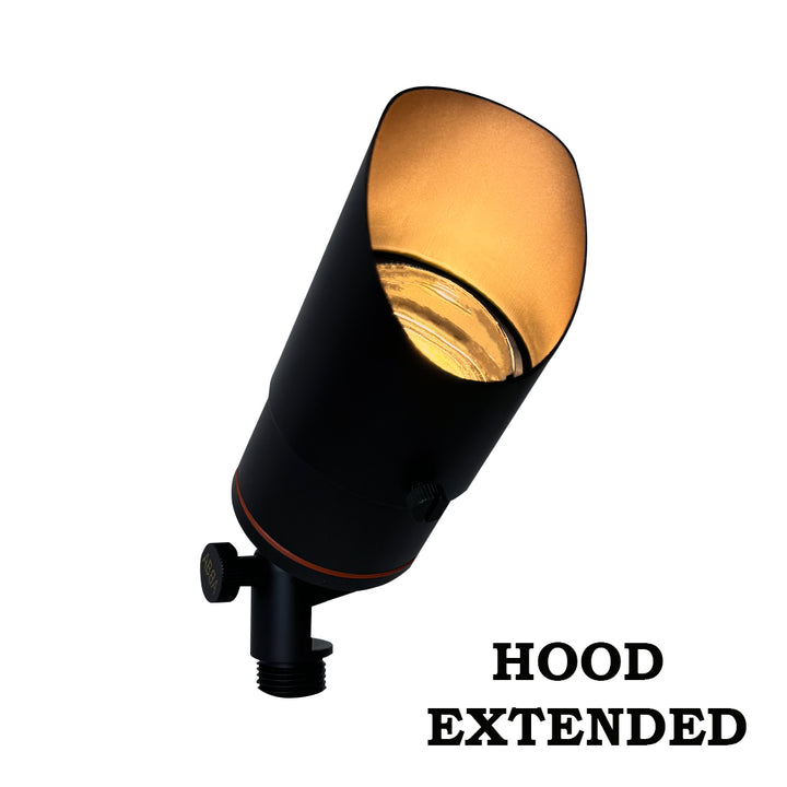 Outdoor Landscape Lighting LED 12V Low Voltage SPB05 Cast Brass Spotlight | Lamp Ready 12V Low Voltage Landscape Light MR16 Socket