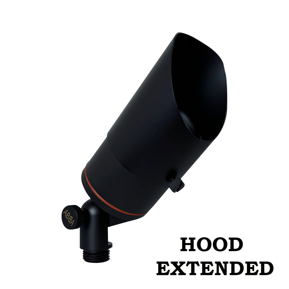Outdoor Landscape Lighting LED 12V Low Voltage SPB05 Cast Brass Spotlight | Lamp Ready 12V Low Voltage Landscape Light MR16 Socket