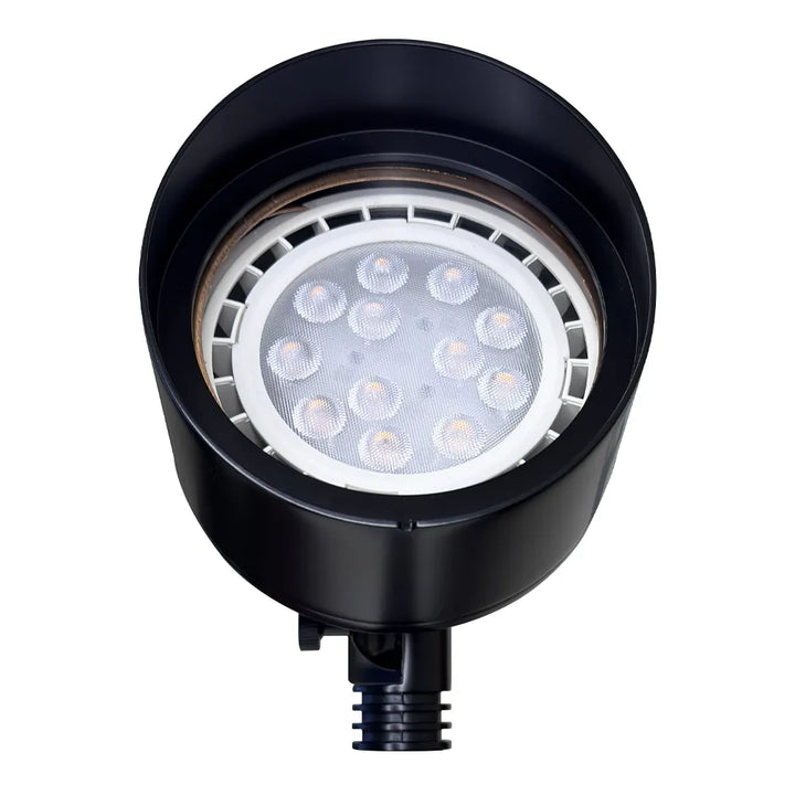 Outdoor Landscape Lighting LED 12V Low Voltage SPB07 Cast Brass Floodlight | Lamp Ready 12V Low Voltage Landscape Light MR16 Socket