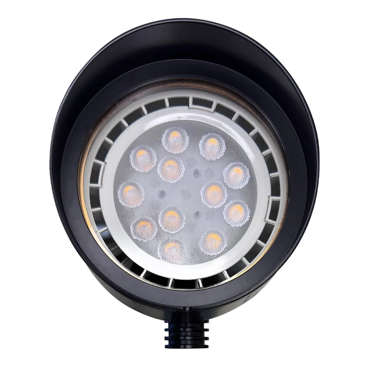 Outdoor Landscape Lighting LED 12V Low Voltage SPB07 Cast Brass Floodlight | Lamp Ready 12V Low Voltage Landscape Light MR16 Socket