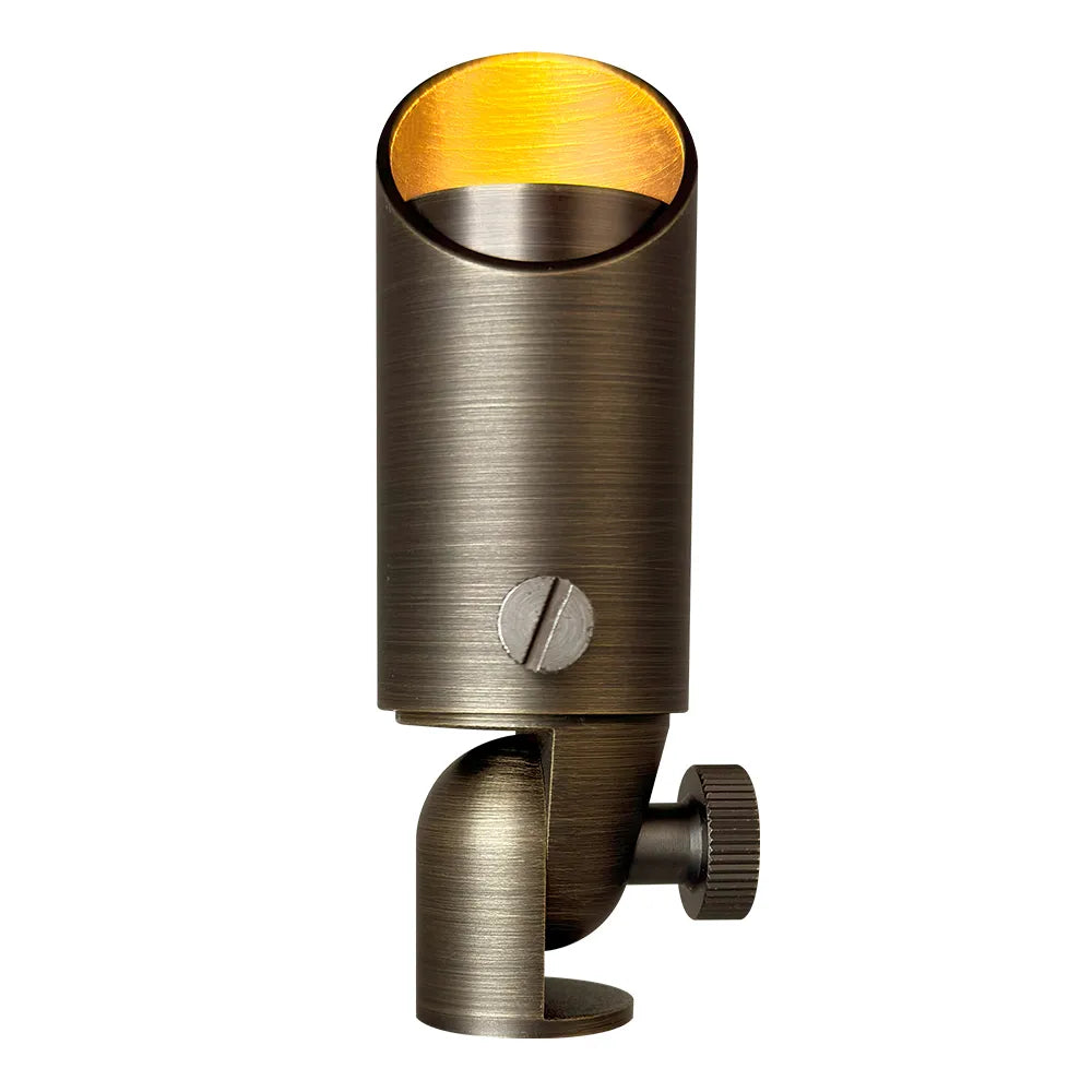 Outdoor Landscape Lighting LED 12V Low Voltage SPB08 Cast Brass Spotlight | 5W 3000K Warm White Integrated LED 12V Low Voltage Landscape Light