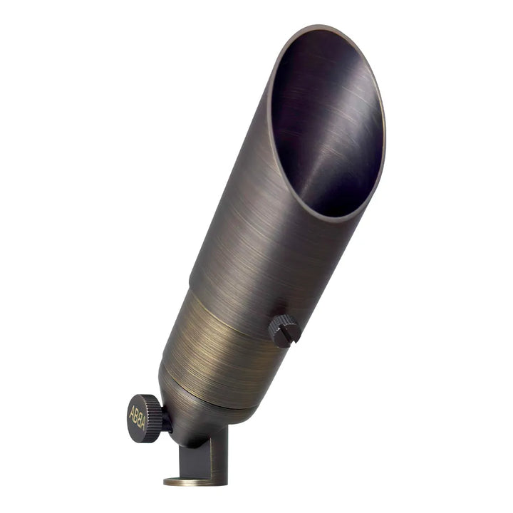 Outdoor Landscape Lighting LED 12V Low Voltage SPB10 Cast Brass Spotlight | 8W 3000K Warm White Integrated LED 12V Low Voltage Landscape Light