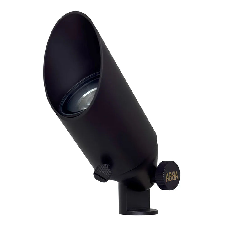 Outdoor Landscape Lighting LED 12V Low Voltage SPB10 Cast Brass Spotlight | 8W 3000K Warm White Integrated LED 12V Low Voltage Landscape Light