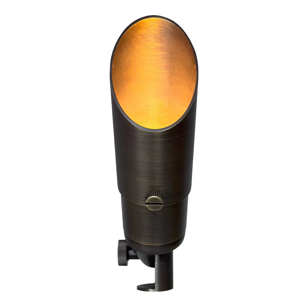 Outdoor Landscape Lighting LED 12V Low Voltage SPB11 Cast Brass Spotlight | Lamp Ready 12V Low Voltage Landscape Light MR16 Socket