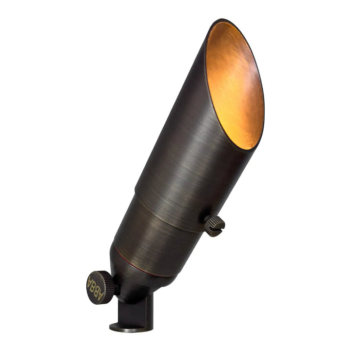 Outdoor Landscape Lighting LED 12V Low Voltage SPB11 Cast Brass Spotlight | Lamp Ready 12V Low Voltage Landscape Light MR16 Socket