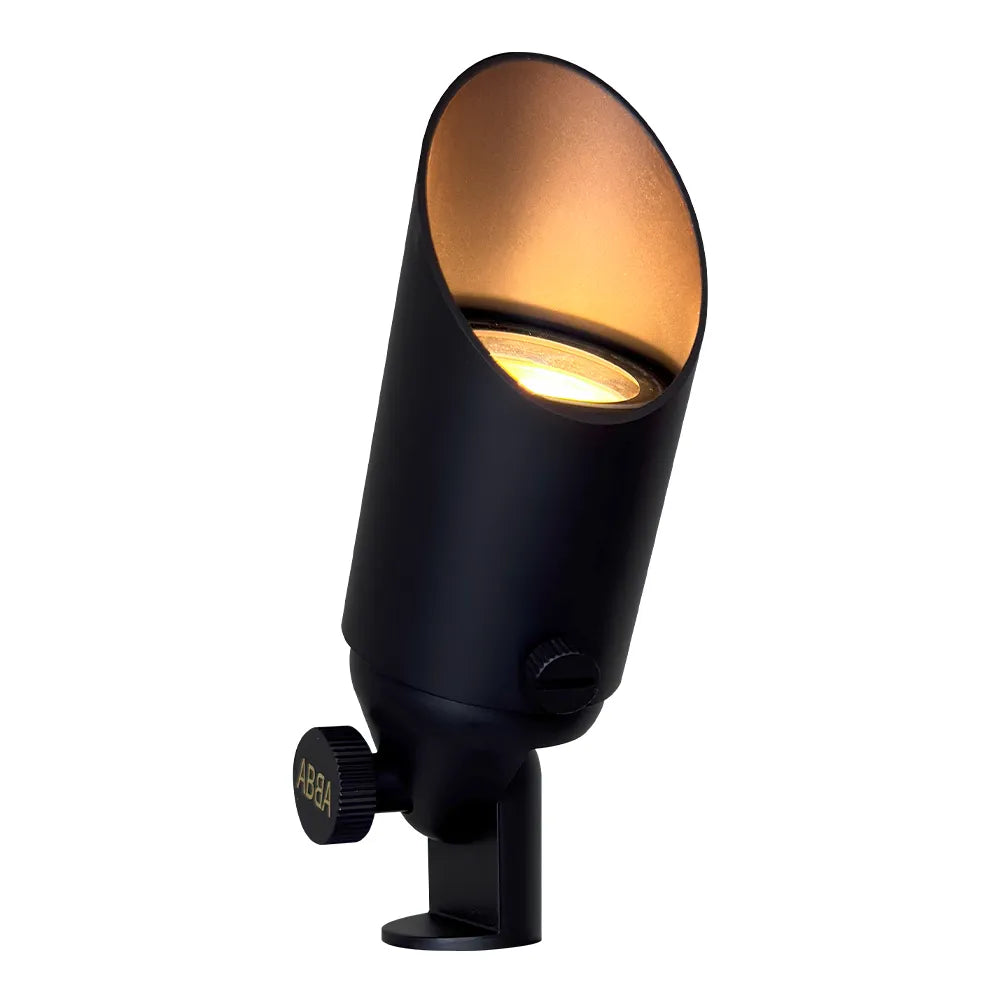Outdoor Landscape Lighting LED 12V Low Voltage SPB11 Cast Brass Spotlight | Lamp Ready 12V Low Voltage Landscape Light MR16 Socket