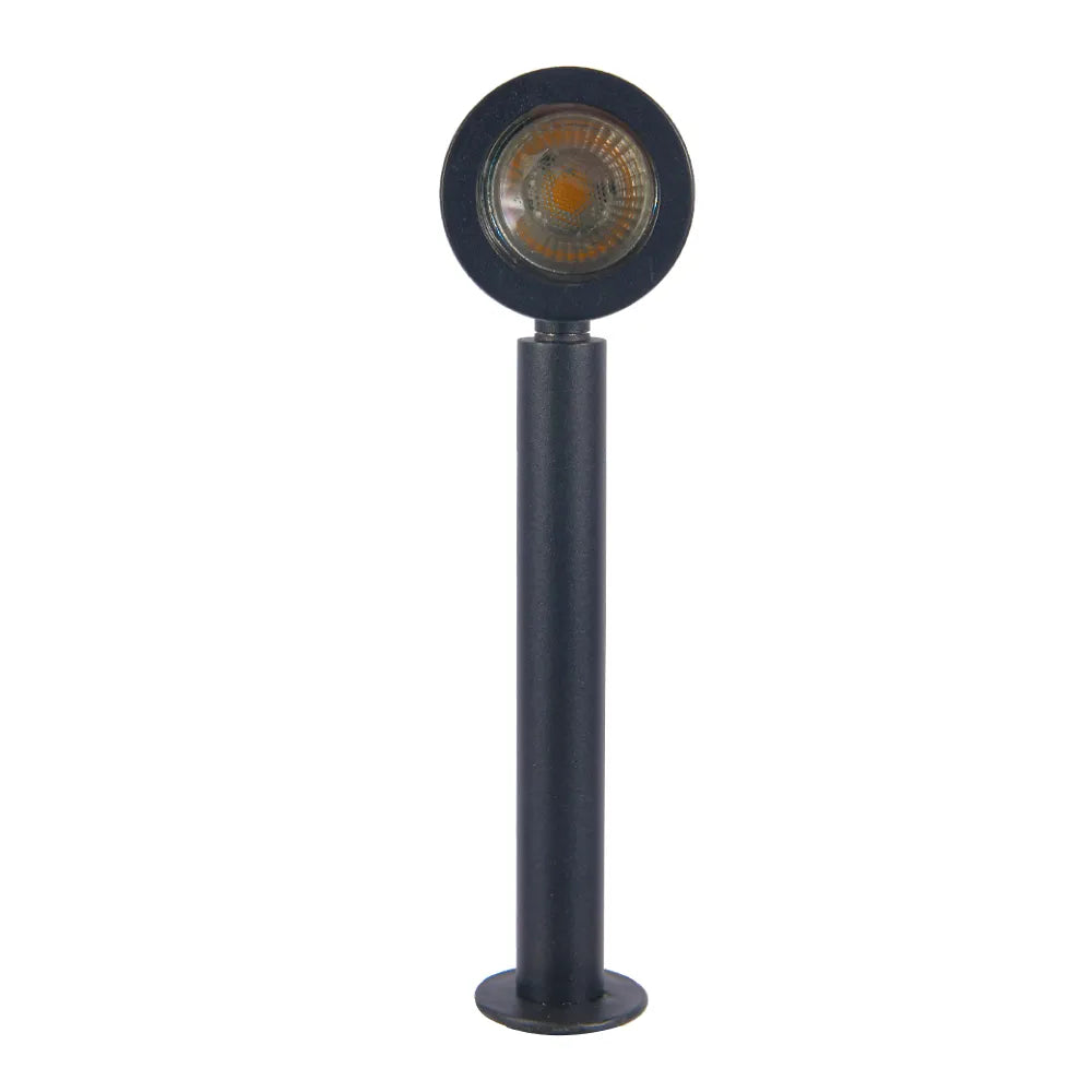 Outdoor Landscape Lighting LED 12V Low Voltage SPS02 4x/8x/12x Package 12V Low Voltage LED Stainless Steel Spotlight Adjustable Up Lighting Fixtures with 5W 3000K Bulb