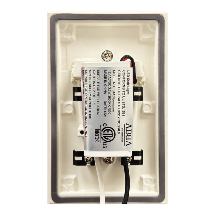 Outdoor Landscape Lighting LED 12V Low Voltage STA06 Cast Aluminum Step Light | 3.5W 3000K Warm White Integrated LED 12V Low Voltage Landscape Light
