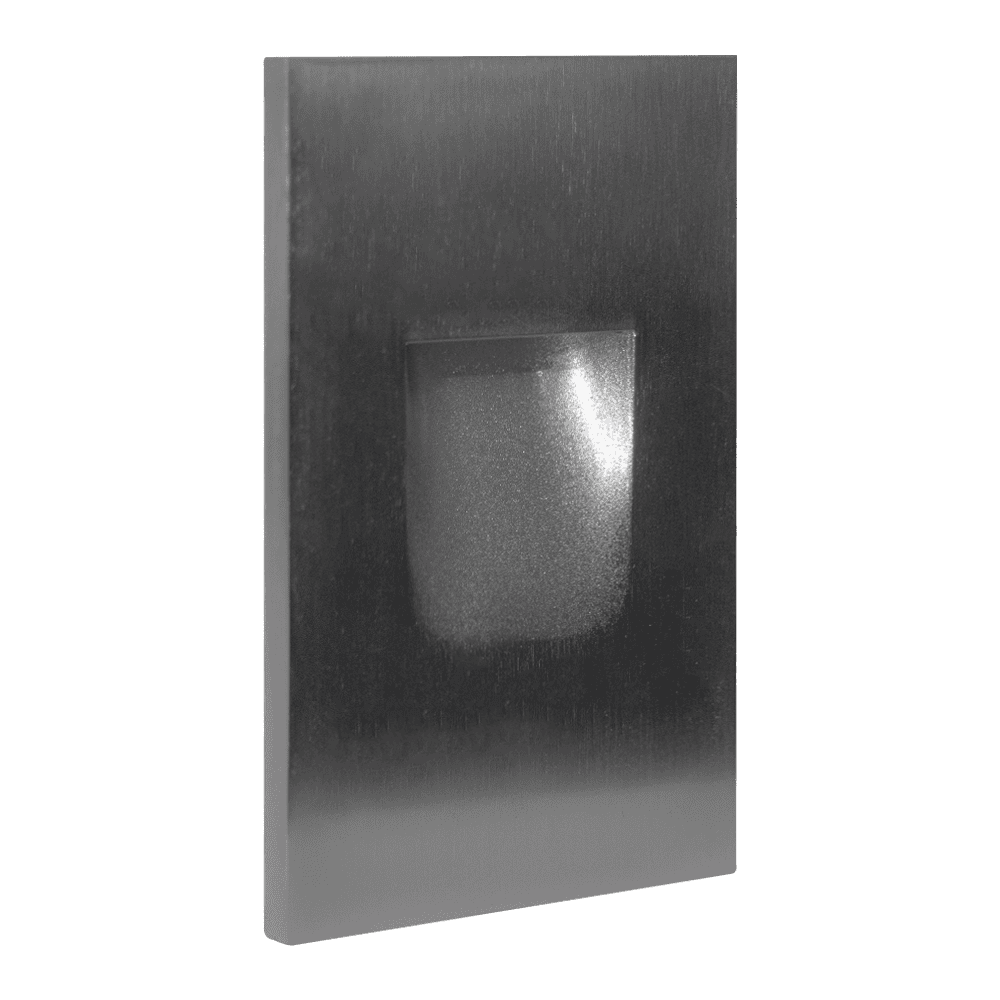 Outdoor Landscape Lighting LED 12V Low Voltage STA06 4x/8x/12x Package 3.5W 12V Low Voltage 3000K Warm White Integrated Rectangular Waterproof Vertical LED Aluminum Stair Step Light Wall Lighting Fixture