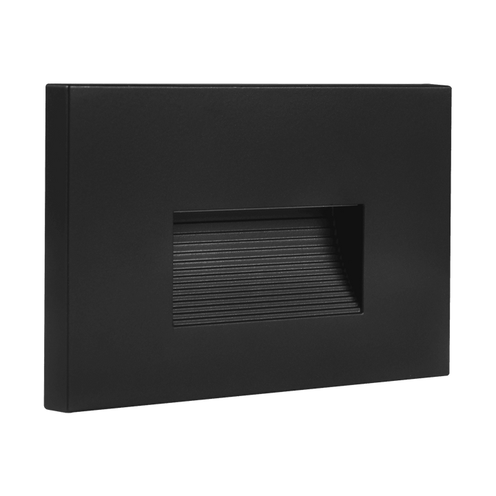 Outdoor Landscape Lighting LED 12V Low Voltage STA08 Cast Aluminum Step Light | 3.5W 3CCT Integrated LED 12V Low Voltage Landscape Light Black