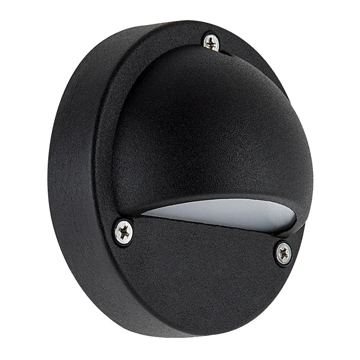 Outdoor Landscape Lighting LED 12V Low Voltage STA09 4x/8x/12x Package LED Round Aluminum Deck Light Surface Mount 12V Low Voltage Landscape Lighting with 3W 3000K Bulbs