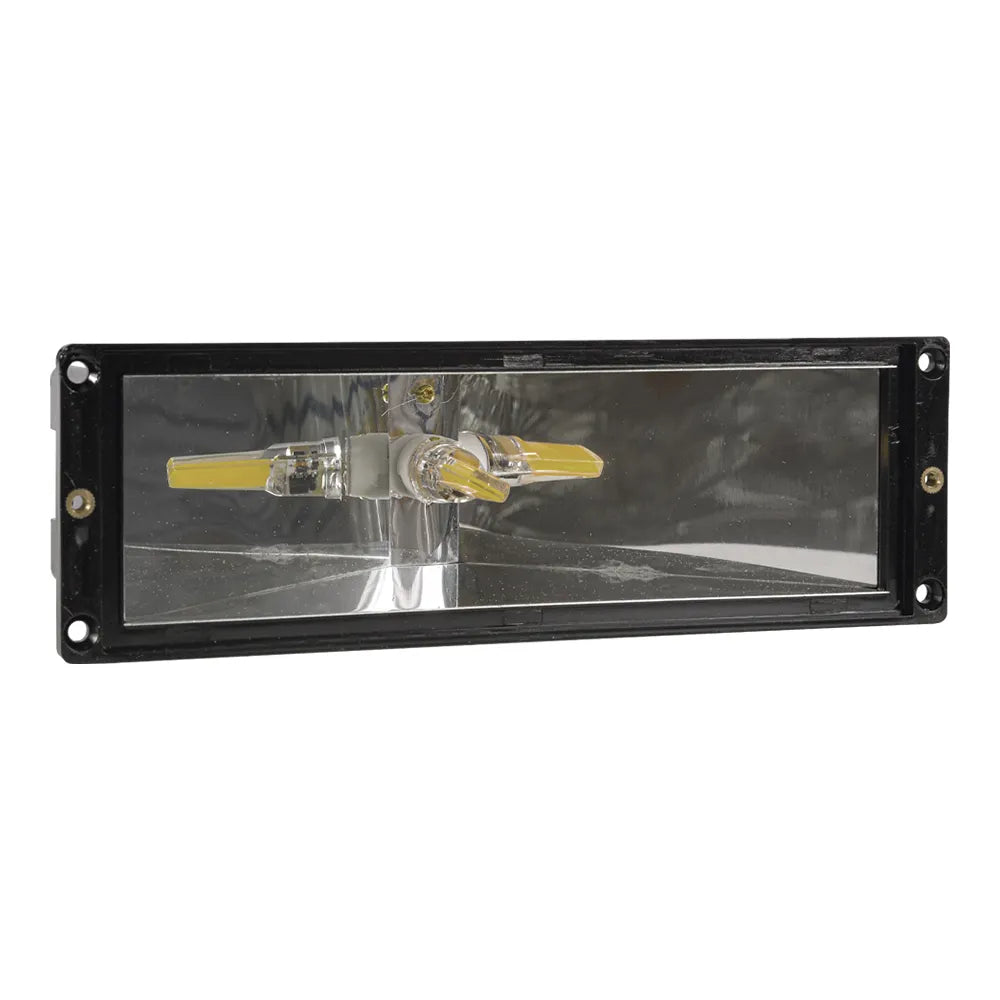 Outdoor Landscape Lighting LED 12V Low Voltage STB03 4x/8x/12x Package Louver Horizontal LED Brass 9" Brick Lights Warm White Edge 12V Low Voltage Outdoor Step Light 3W 3000K Bulb