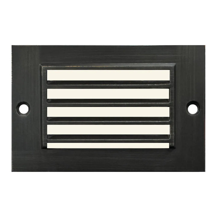 Outdoor Landscape Lighting LED 12V Low Voltage STB07 4x/8x/12x Package 2W LED 4.5" Surface Mounted Horizontal Outdoor & Indoor Brass Step Light 12V Low Voltage