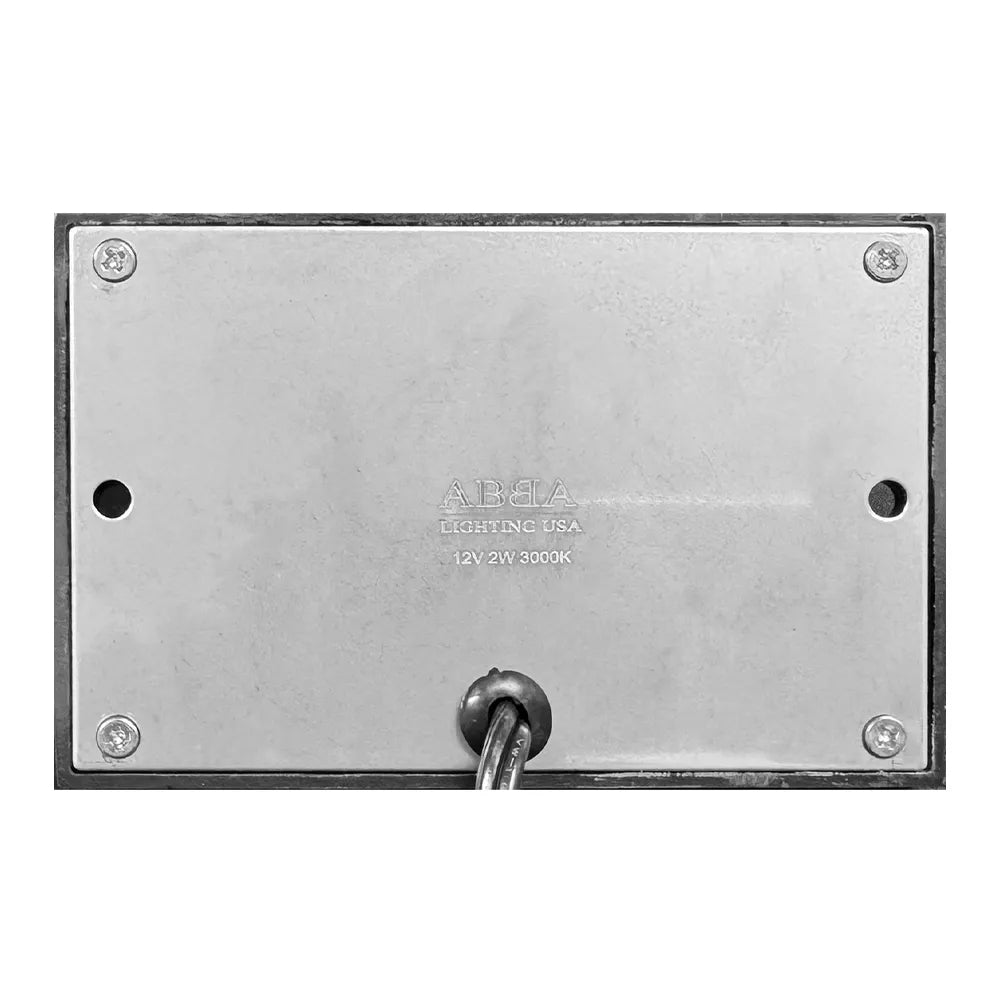 Outdoor Landscape Lighting LED 12V Low Voltage STB07 4x/8x/12x Package 2W LED 4.5" Surface Mounted Horizontal Outdoor & Indoor Brass Step Light 12V Low Voltage