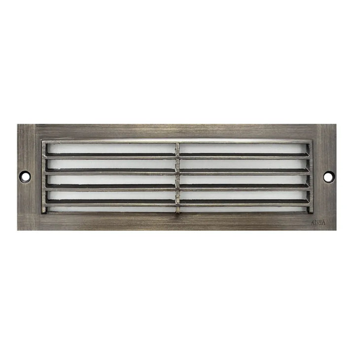 Outdoor Landscape Lighting LED 12V Low Voltage STB08 Cast Brass 9" Step Light | 4W 3000K Warm White Integrated LED 12V Low Voltage Landscape Light