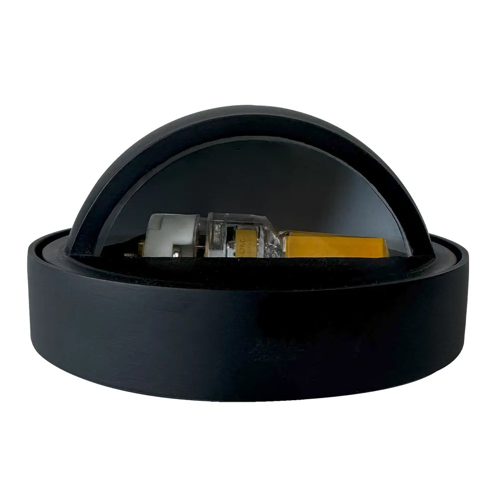 Outdoor Landscape Lighting LED 12V Low Voltage STB09 4x/8x/12x Package LED Brass 3.42" Round Deck Light Surface Mount 12V Low Voltage Landscape Lighting 3W 3000K Bulb