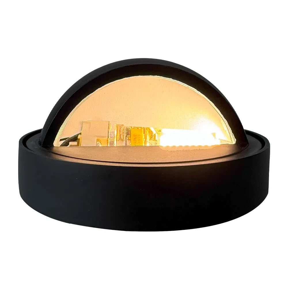 Outdoor Landscape Lighting LED 12V Low Voltage STB09 4x/8x/12x Package LED Brass 3.42" Round Deck Light Surface Mount 12V Low Voltage Landscape Lighting 3W 3000K Bulb