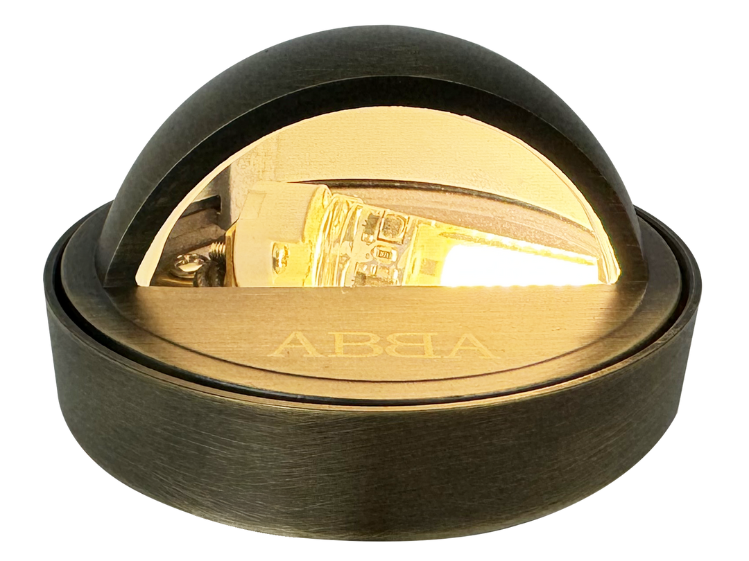 Outdoor Landscape Lighting LED 12V Low Voltage STB09 Cast Brass 3.42" Deck Light | Lamp Ready 12V Low Voltage Landscape Light