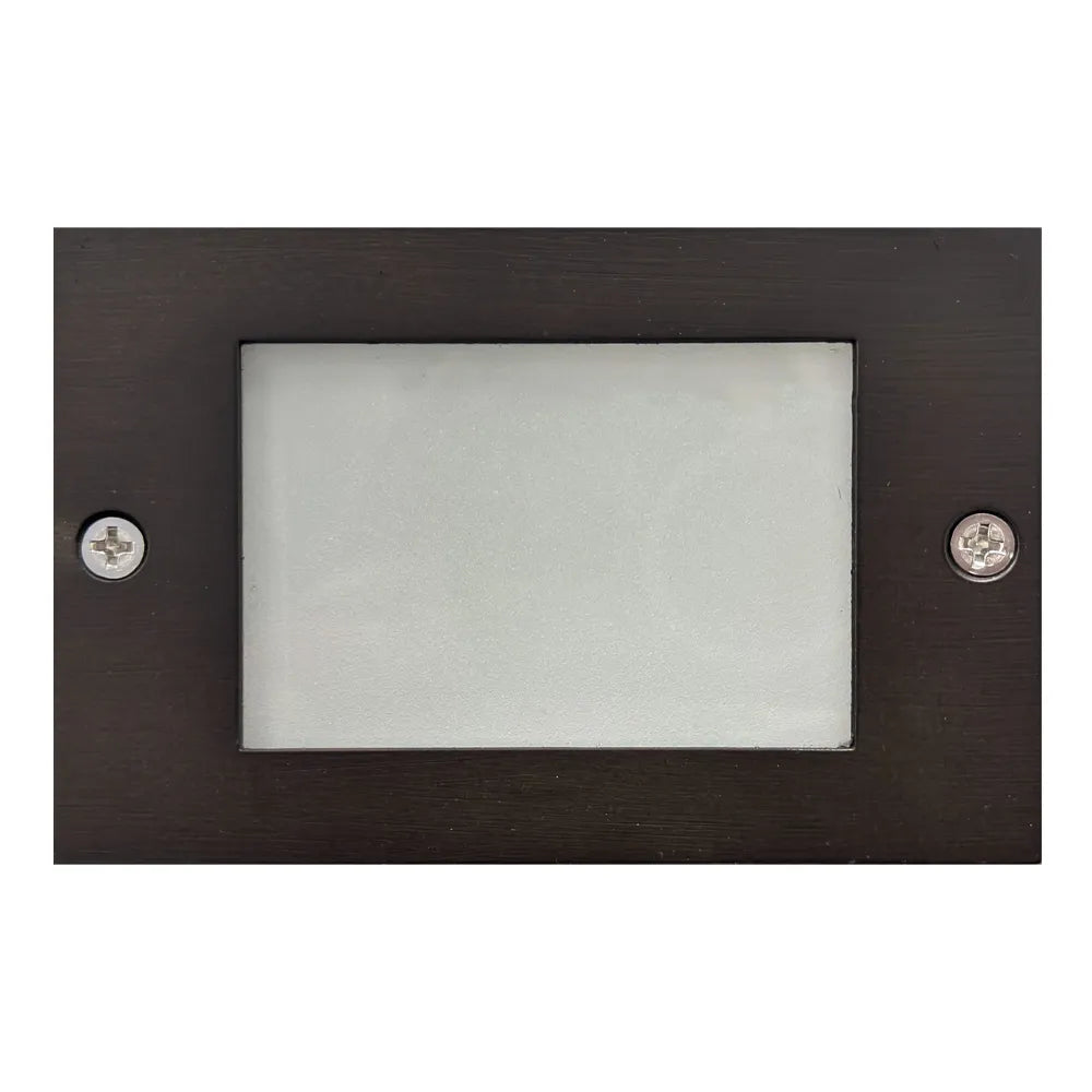 Outdoor Landscape Lighting LED 12V Low Voltage STB15 4x/8x/12x Package Horizontal Waterproof LED Brass 4.5" Brick Lights Outdoor Edge Step Light 12V Low Voltage 3W 3000K Bulb