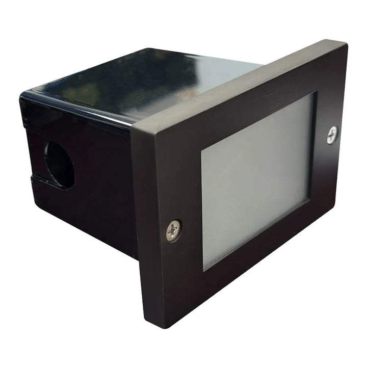 Outdoor Landscape Lighting LED 12V Low Voltage STB15 Cast Brass 4.5" Step Light | Lamp Ready 12V Low Voltage Landscape Light