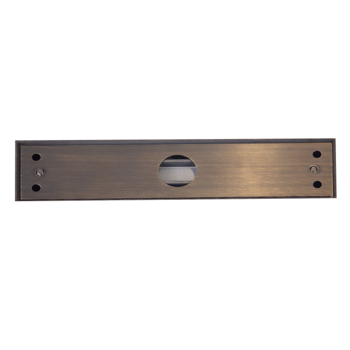 Outdoor Landscape Lighting LED 12V Low Voltage STB16 4x/8x/12x Package 2W LED Cast Brass 12V Low Voltage Surface Mounted Slim Horizontal Outdoor & Indoor 7.37" Step Light