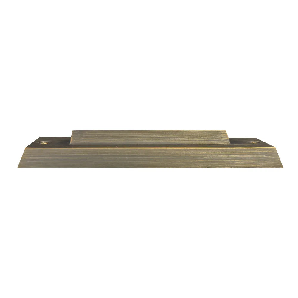 Outdoor Landscape Lighting LED 12V Low Voltage STB16 2W 12V Low Voltage LED Cast Brass Surface Mounted Slim Horizontal Outdoor & Indoor 7.37" Step Light