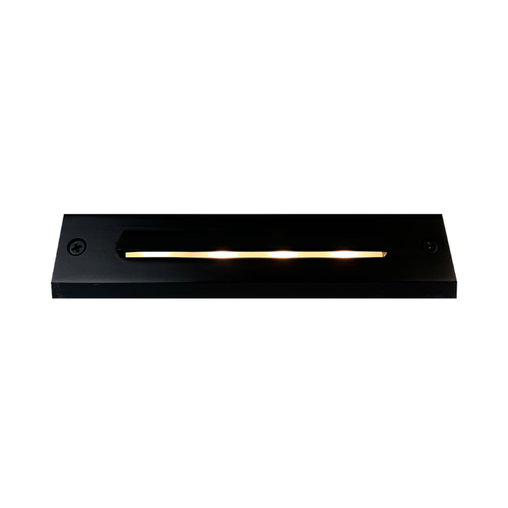 Outdoor Landscape Lighting LED 12V Low Voltage STB16 2W 12V Low Voltage LED Cast Brass Surface Mounted Slim Horizontal Outdoor & Indoor 7.37" Step Light