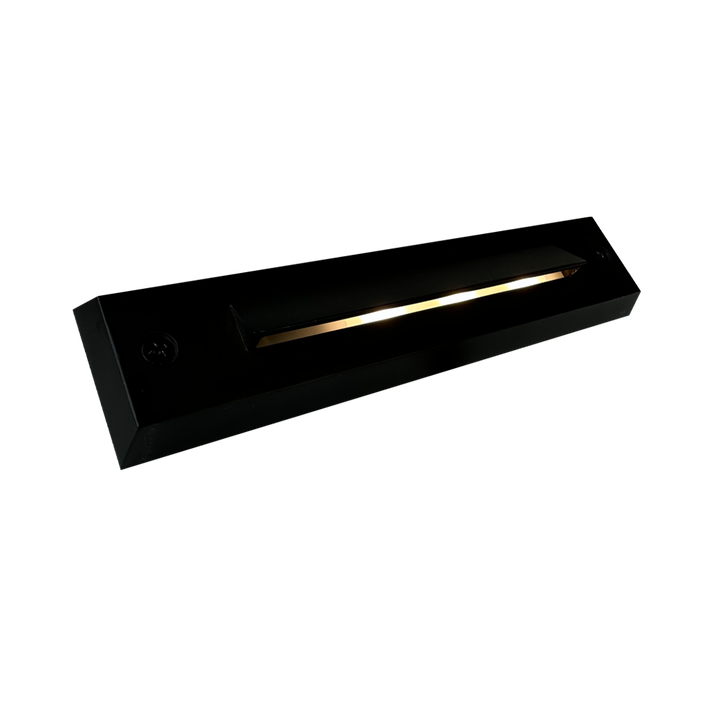 Outdoor Landscape Lighting LED 12V Low Voltage STB16 2W 12V Low Voltage LED Cast Brass Surface Mounted Slim Horizontal Outdoor & Indoor 7.37" Step Light