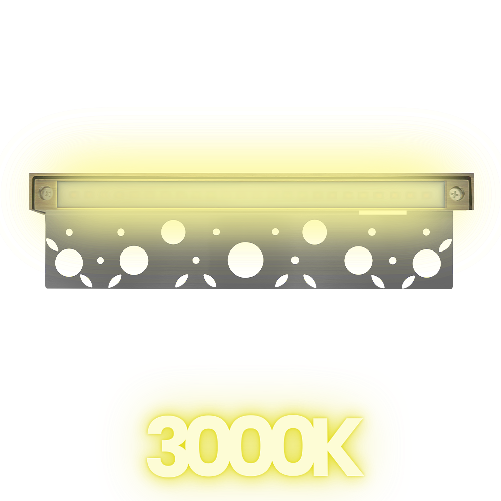 Outdoor Landscape Lighting LED 12V Low Voltage STB20 Cast Brass Hardscape Light | 4W 12" Integrated LED 3000K 12V Low Voltage Landscape Light