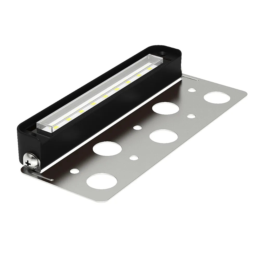 Outdoor Landscape Lighting LED 12V Low Voltage STB24 4.5W 5CCT Heavy Duty Cast Aluminum 7" Hardscape Light with Stainless Steel Bracket 12V-24V Low Voltage Landscape Lighting